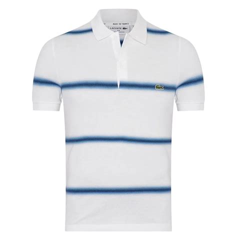 O S Mi Lacoste Men S Slim Fit Tennis Ball Pattern Cotton Poplin Shirt