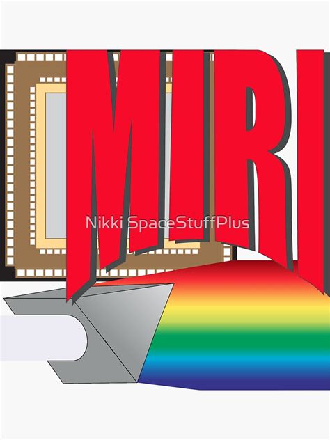 "Mid-Infrared Instrument (MIRI) Logo" Sticker for Sale by Spacestuffplus | Redbubble