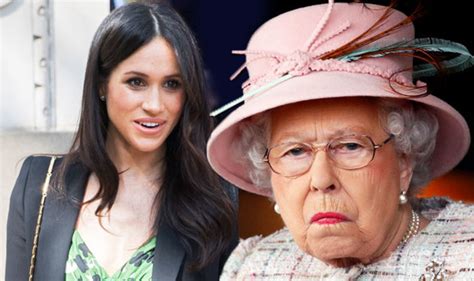 Meghan Markle She Broke Queen S Only Rule Today Month Before Wedding