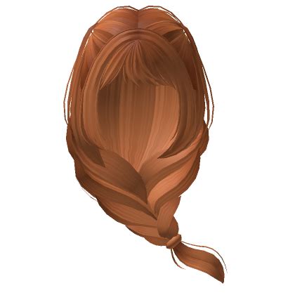 Low Braided Hair In Ginger Roblox