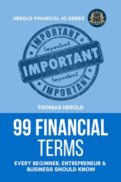 Basic Financial Terms Explained Herold Financial Iq Books