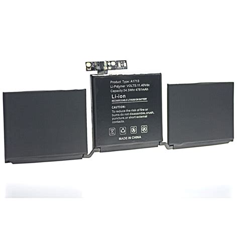 A1713 A1708 Battery for Apple MacBook Pro 13'' A1708 Late 2016 Mid 2017 ...