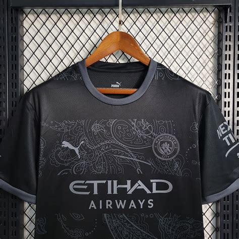 Manchester City Dition Sp Ciale Noir Maillots De Foot Pas