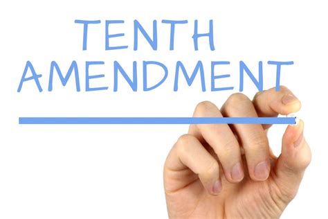 Tenth Amendment Handwriting Image