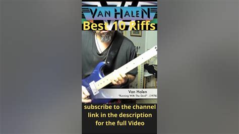 Alex Cambise Van Halen Running With The Devil Van Halen Best 10 Riffs Shorts Fender