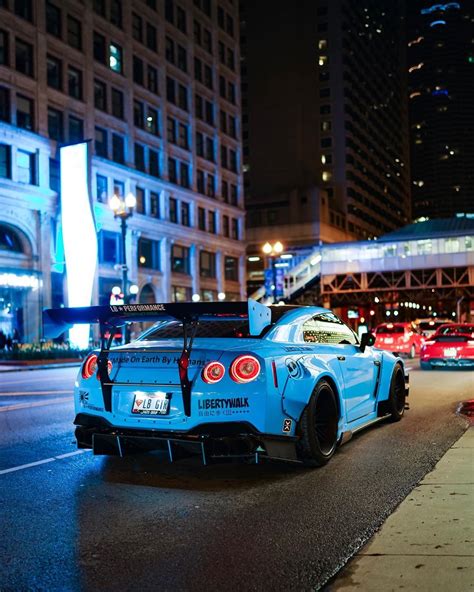 I’m Godzilla 💙 Blue Monster 📷 @zhuohao_photo Liberty Walk V2 GTR ...