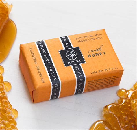 Apivita Natural Honey Soap Packaging — Dkd