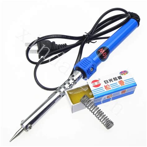 PCB and cable soldering material tools 1pcs*Electric iron 1*Colophony 1 ...