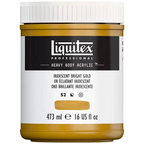 Tinta Acrílica Liquitex Heavy Body 473ml S2 Iridescent Gold Tintas