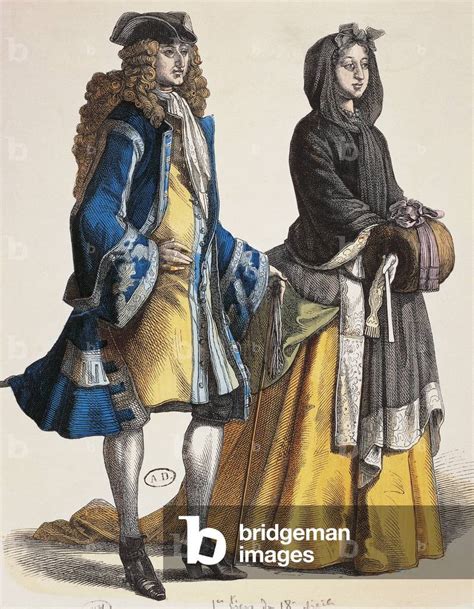 Clothing Worn By Prussian Nobles In 17th Century Engraving By