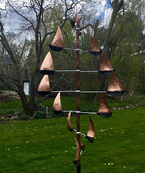 Copper Garden Wind Sculptures Fasci Garden