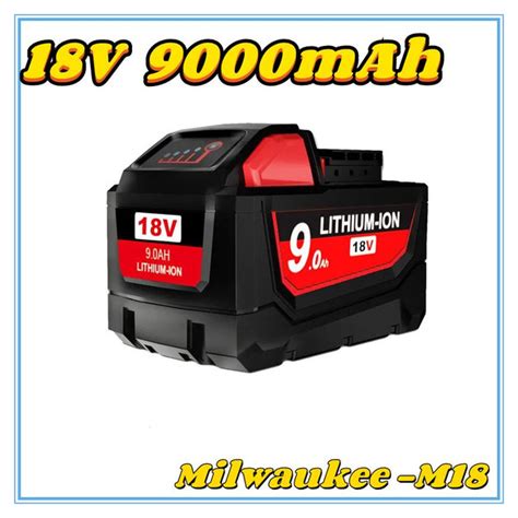 Милуоки М18 18В 9000мАч Аккумулятор - купить с доставкой по выгодным ...