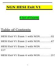 2024 NGN HESI RN Exit Exam V1 V2 V3 V4 V5 V6 Each Exam With 160 Latest