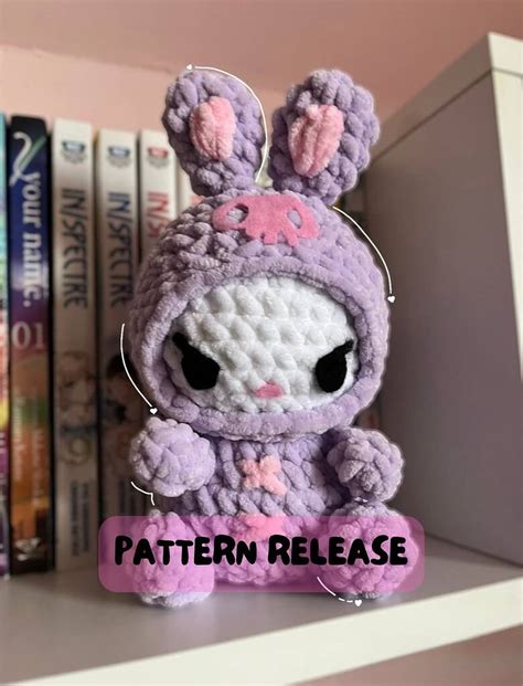 Kuromi In Bunny Pajamas Pattern Crochet Ribblr Community