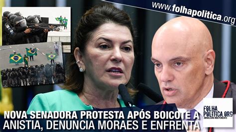 Nova Senadora Protesta Por Ter Projeto De Anistia Ignorado Denuncia