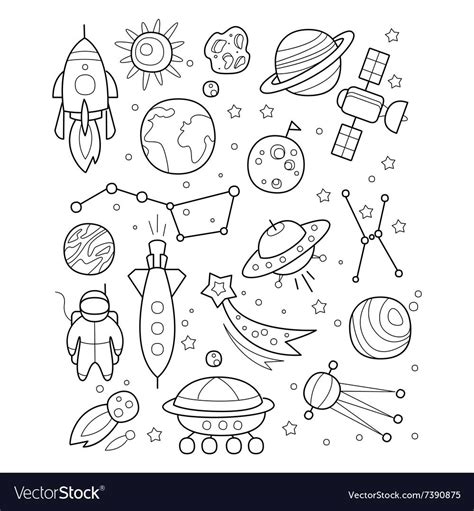 Космические раскраски для детей - 77 фото