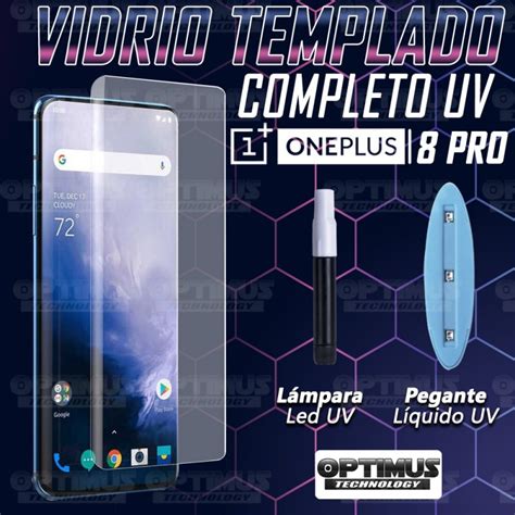 Kit Vidrio UV Templado Y Estuche Case Protector Oneplus 8 Pro