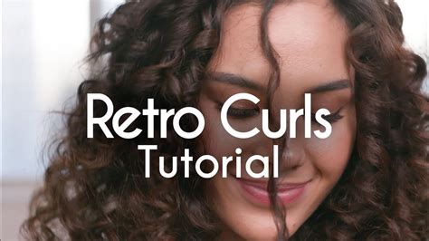 Retro Curl Hair Tutorial Youtube