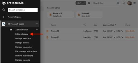 Get an invitation link for your workspace 