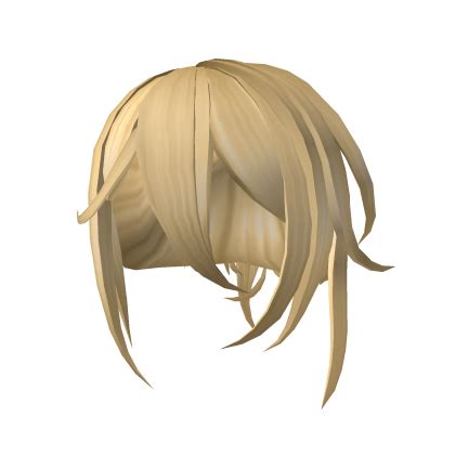 Blonde Messy Ponytail Roblox