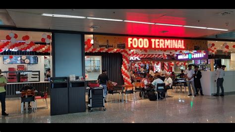 Kolkata Airport Food Court कोलकाता हवाई अड्डा खाद्य न्यायालय Youtube