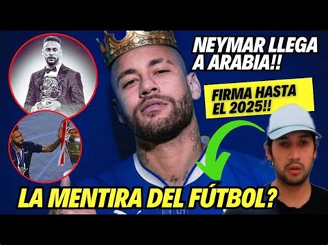 Neymar Jr Es Presentado Oficialmente Con El Al Hilal Y Se Despide De