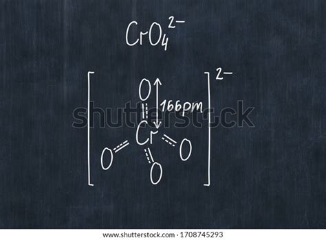 Chromate Formula Handwritten Chemical Formula On Stock Illustration ...