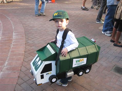 waste management garbage truck costume - Britt Plunkett