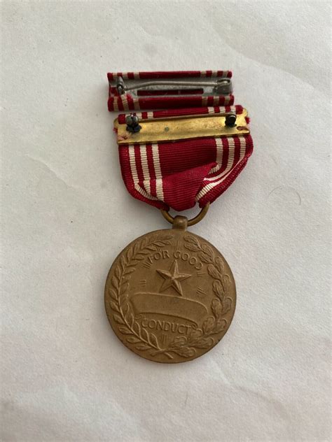 Ww2 Era Us Military Good Conduct Medal W Ribbon 4572452782