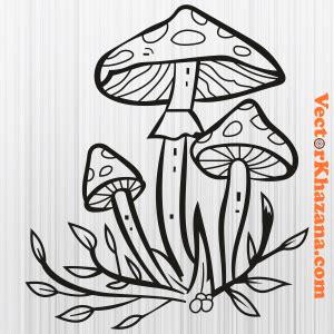 Mushroom Outline Svg | Mushroom Png