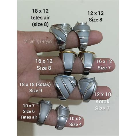 Jual Ring Emban Cincin Monel Handmade Shopee Indonesia