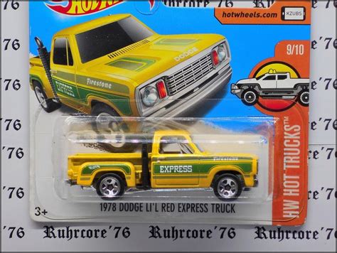 Hot Wheels Dodge LIL Red Express Truck 1978