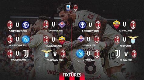 Update Kick Off Liga Italia 2022 2023 And Jadwal Ac Milan Lengkap Musim