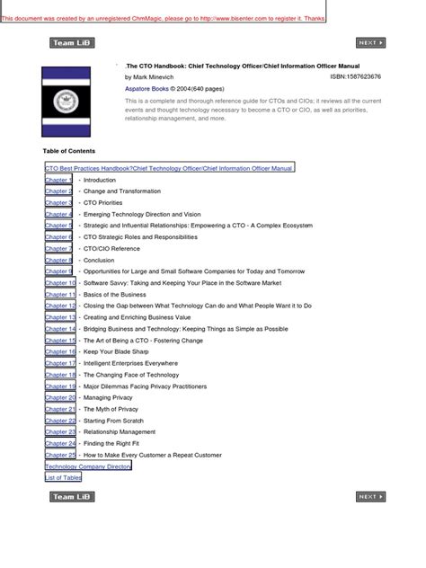 PDF Cto Cio Manual DOKUMEN TIPS