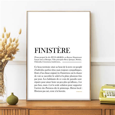 Affiche Finistere La Definition Toutes Les Affiches Affiches Bretagne