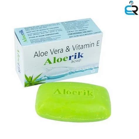 Natural Aloe Vera Vitamin E Glycerine Milk Cream Soap Packaging