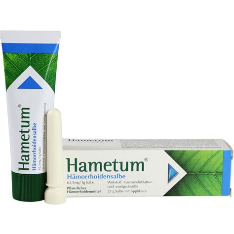 Hametum Haemorrhoiden Salbe 25 g PZN 7579842 Höhen Apotheke