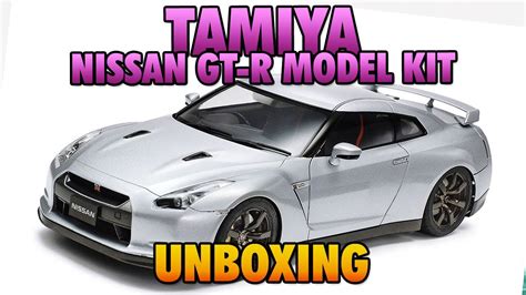 Tamiya 24300 Nissan GT R Model Kit Unboxing YouTube