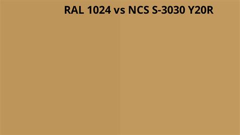 Ral 1024 Vs Ncs S 3030 Y20r Ral Colour Chart Uk