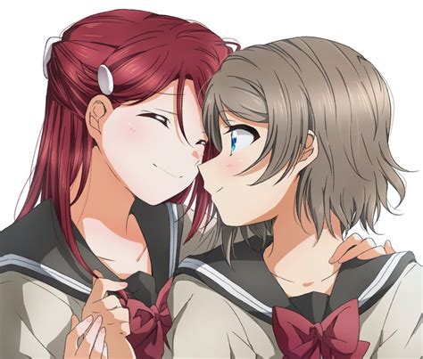 Watanabe You And Sakurauchi Riko Love Live And 1 More Drawn By Yuchi