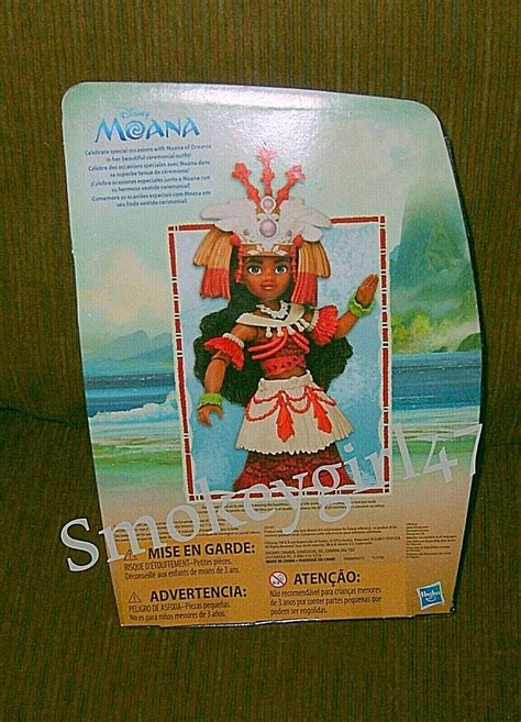 Disney Moana Ceremonial Dress Doll ~ 2016 Release Brand New Ebay