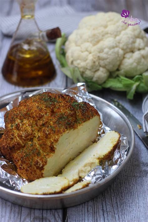 Cavolfiore Intero Al Forno Speziato Cibo Che Passione