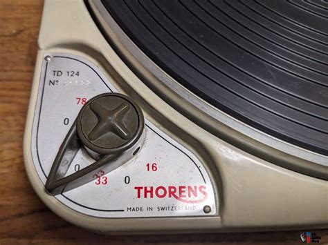 Thorens TD 124 Idler Drive Turntable Beautiful Condition