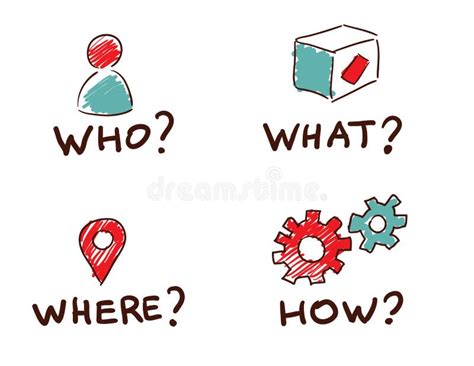 questions search answers stock illustration