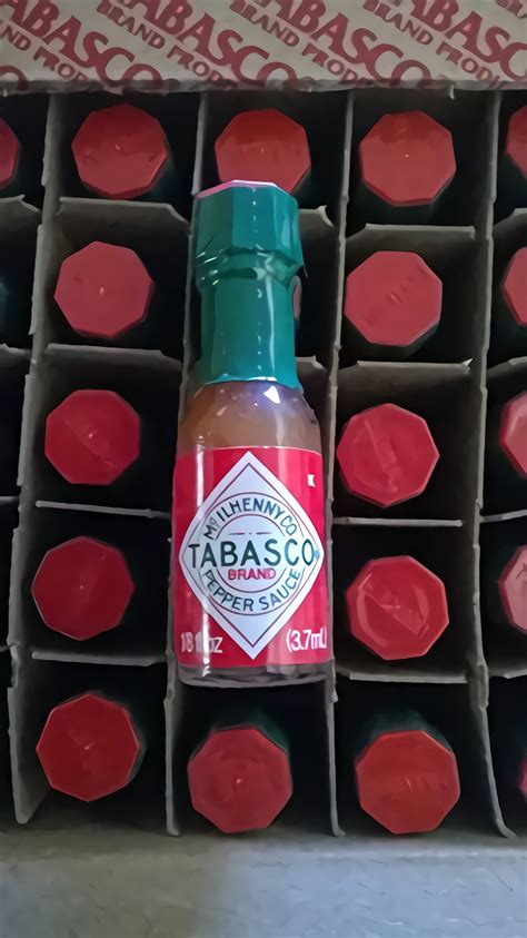 TABASCO Brand Miniature Hot Sauce Bottles Case Of 144 Walmart