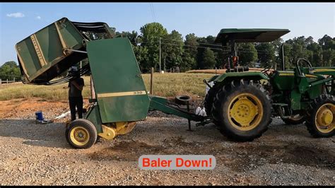 Replacing The Roller Bearing In A John Deere Round Baler Youtube