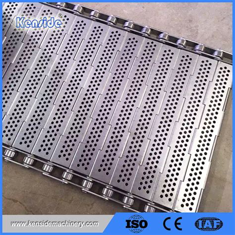 High Resistance Stainless Steel Perforated Chain Plate Conveyor Belt Plate Conveyor Belt And