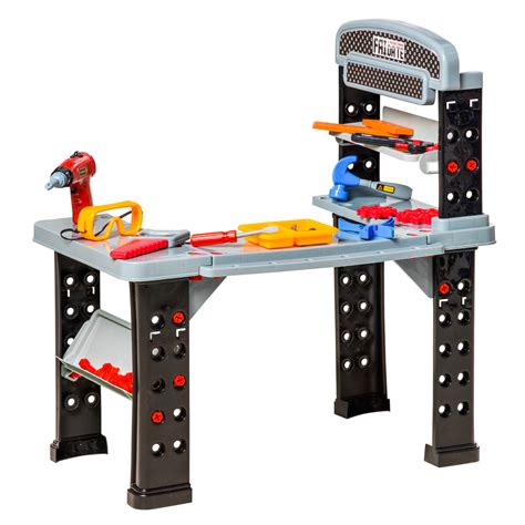 Homcom Tabli Et Outils Pour Enfants Plus De Ans Jeu D Imitation De