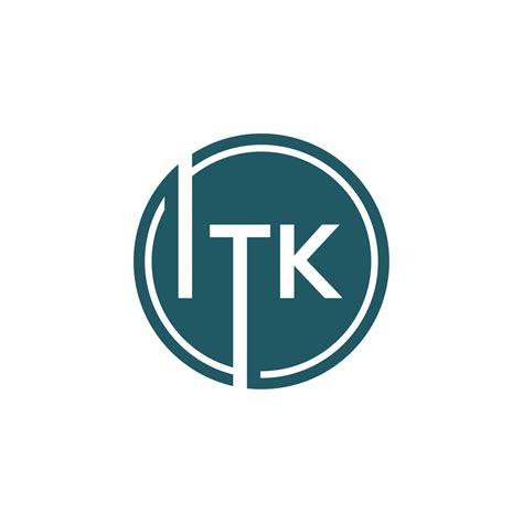 ITK letter logo design on WHITE background. ITK creative initials letter logo concept. ITK ...