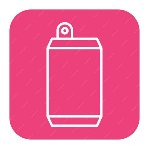 El Icono De La Lata Vector Premium